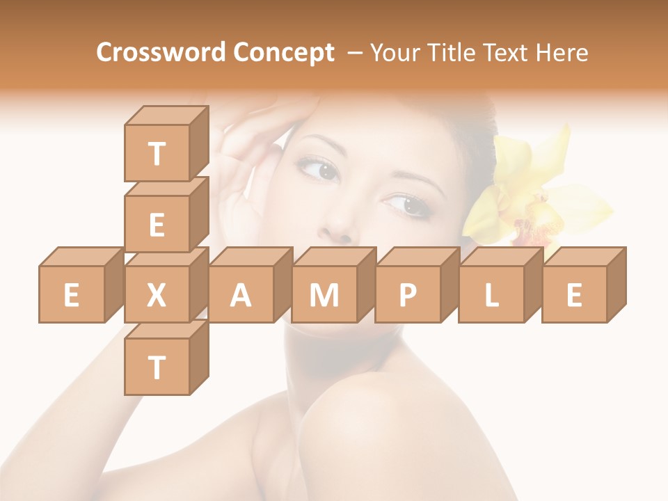 Wellness Bloom Woman PowerPoint Template