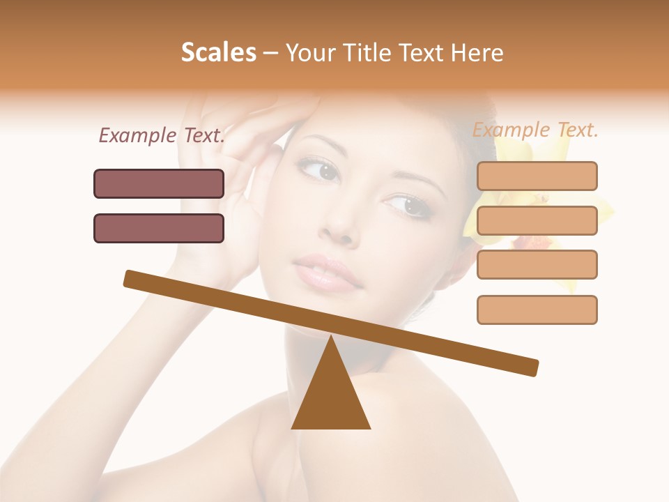 Wellness Bloom Woman PowerPoint Template