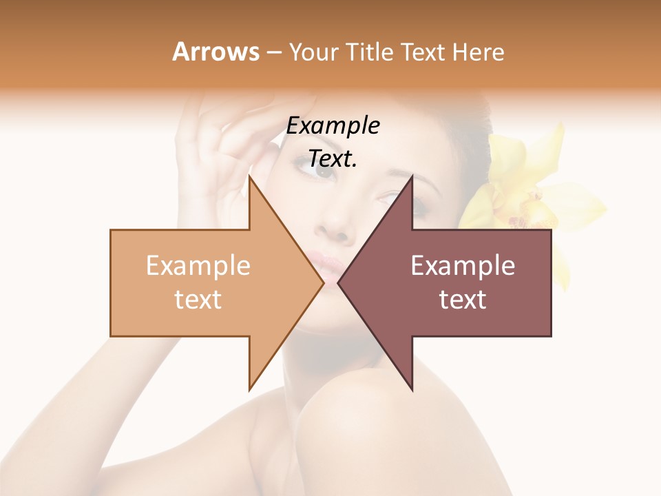 Wellness Bloom Woman PowerPoint Template