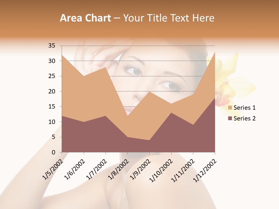 Wellness Bloom Woman PowerPoint Template