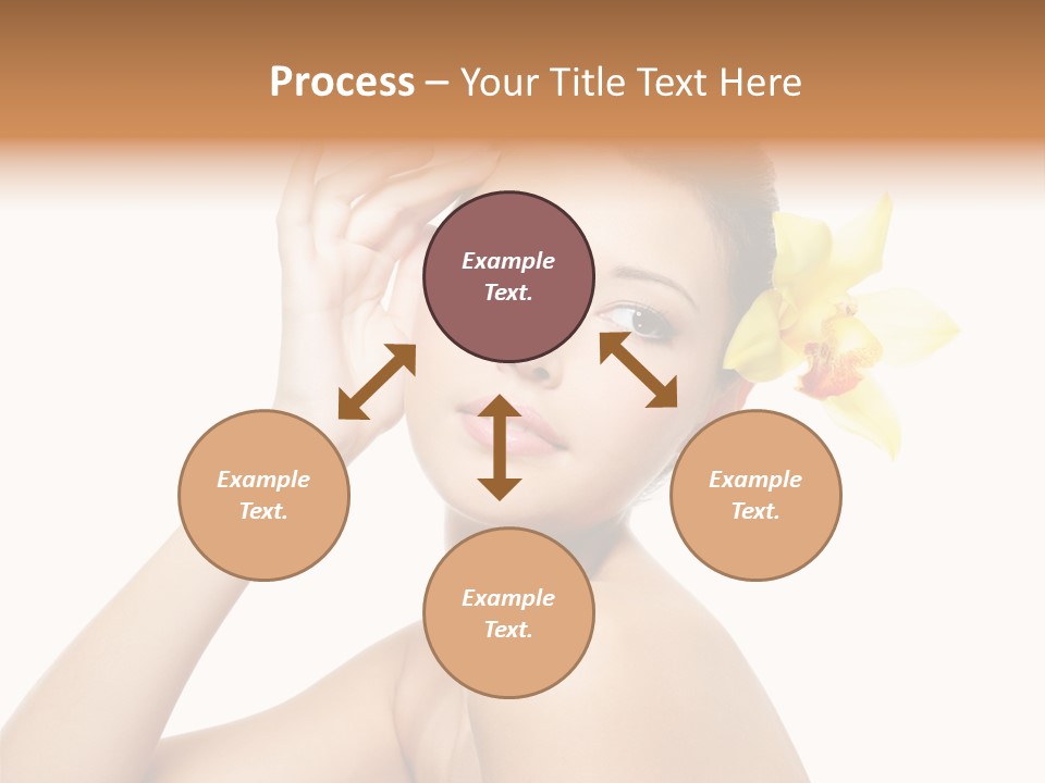 Wellness Bloom Woman PowerPoint Template