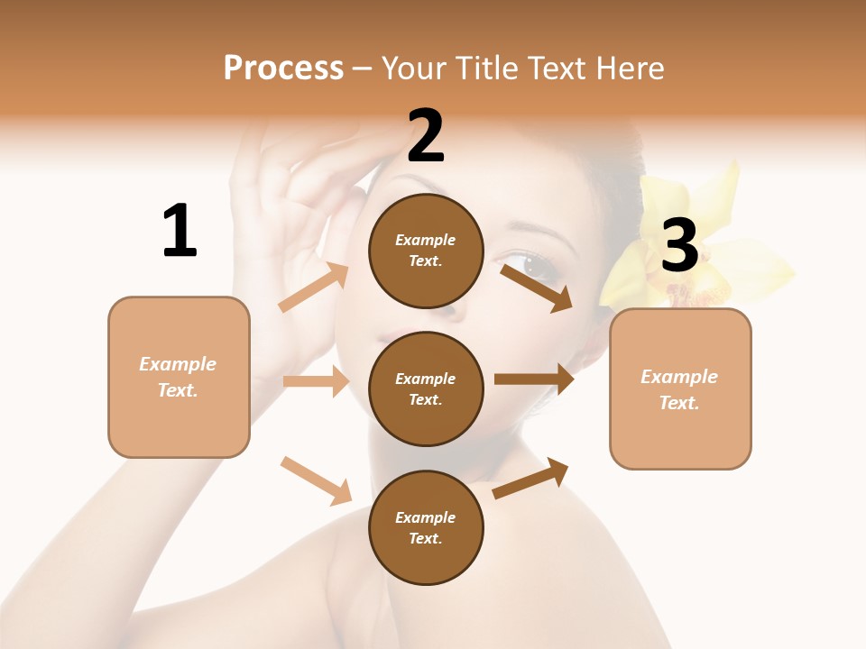 Wellness Bloom Woman PowerPoint Template