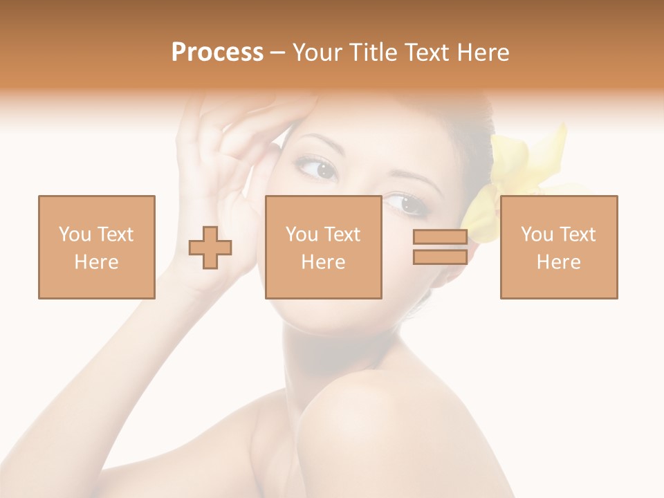 Wellness Bloom Woman PowerPoint Template