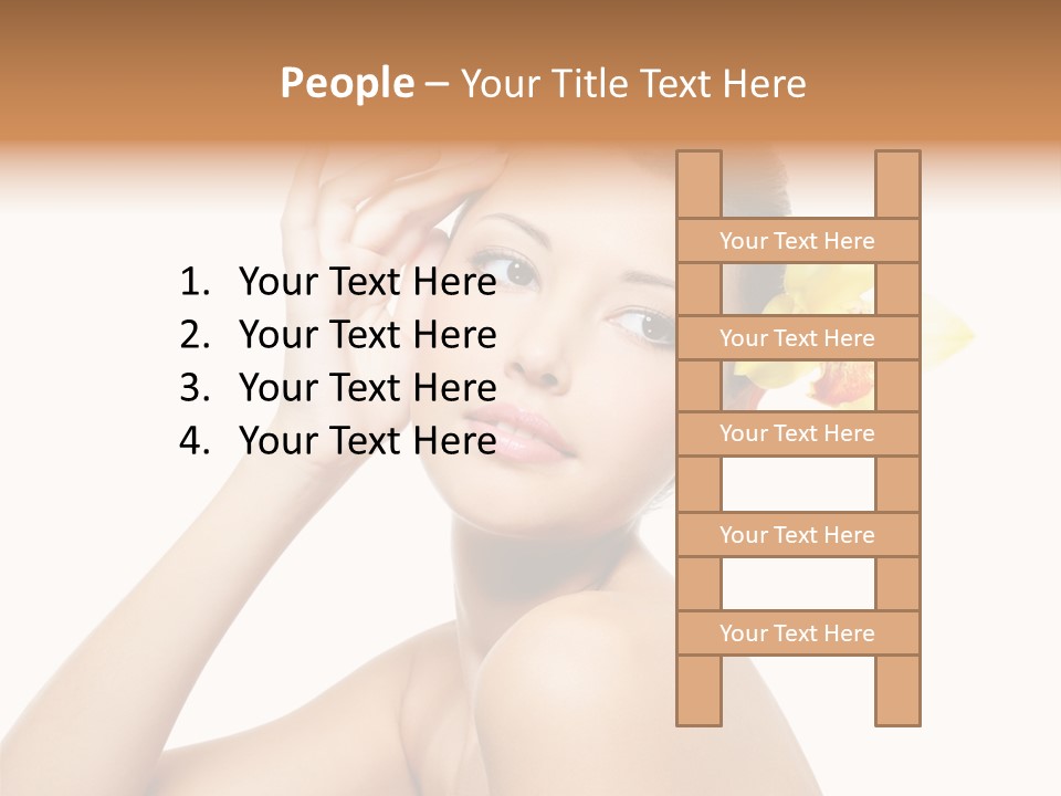 Wellness Bloom Woman PowerPoint Template