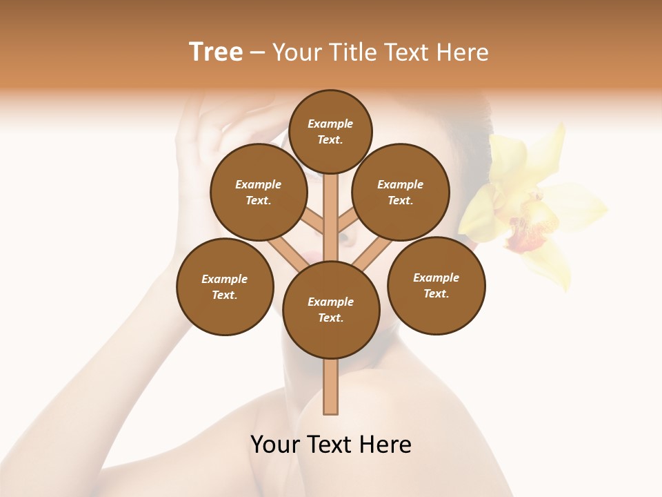 Wellness Bloom Woman PowerPoint Template