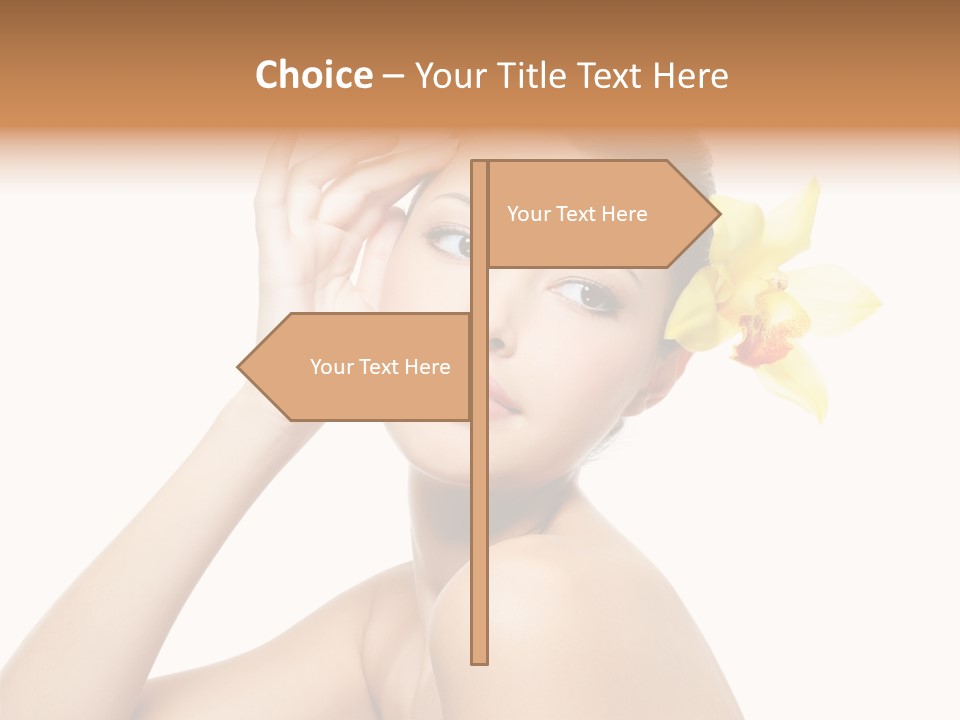 Wellness Bloom Woman PowerPoint Template