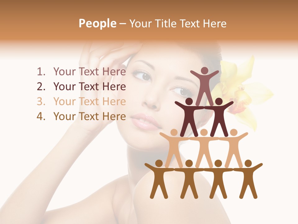 Wellness Bloom Woman PowerPoint Template
