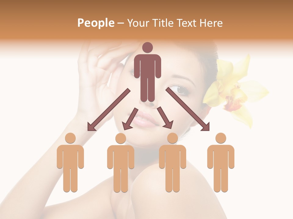 Wellness Bloom Woman PowerPoint Template