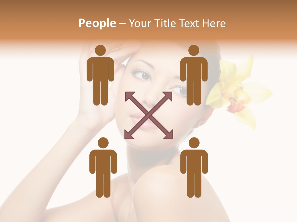 Wellness Bloom Woman PowerPoint Template