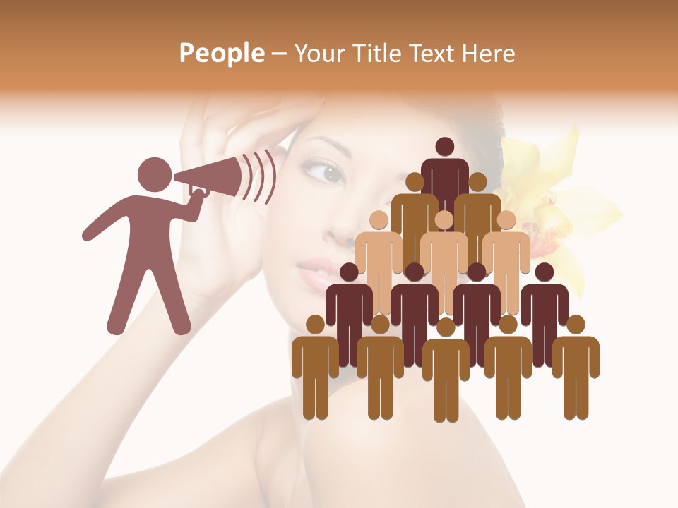 Wellness Bloom Woman PowerPoint Template