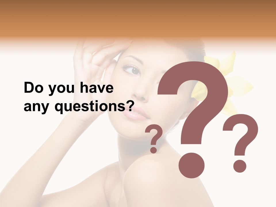 Wellness Bloom Woman PowerPoint Template