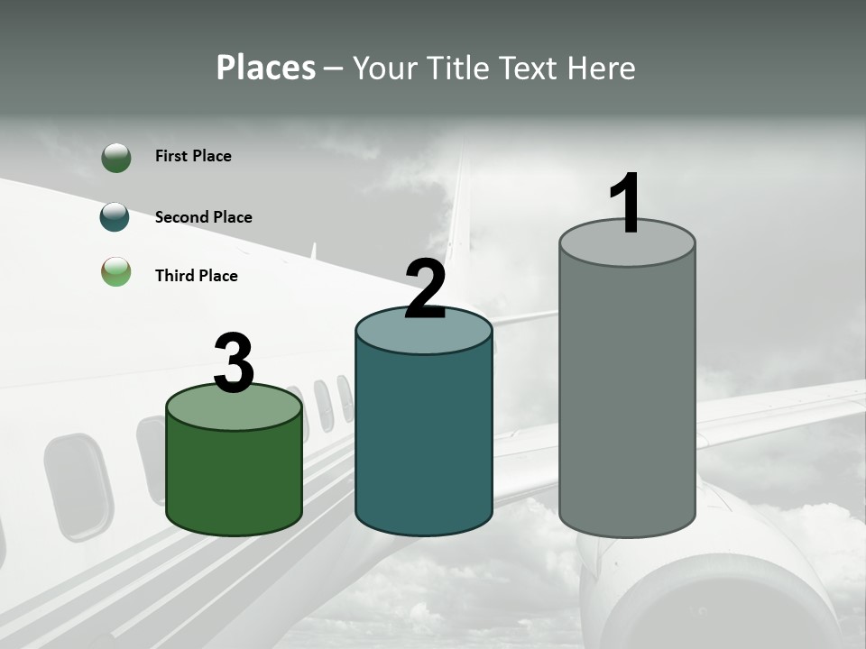 Aviation Vacation Trip PowerPoint Template