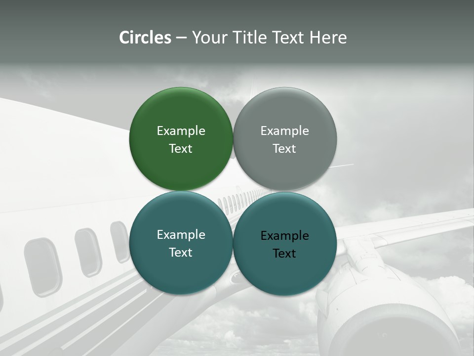 Aviation Vacation Trip PowerPoint Template