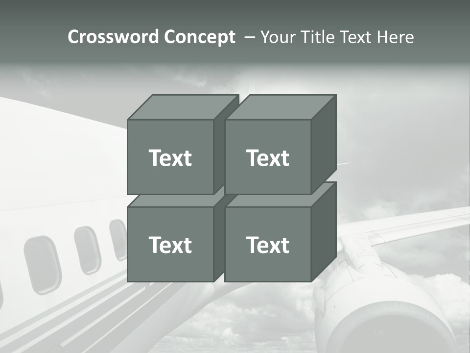 Aviation Vacation Trip PowerPoint Template