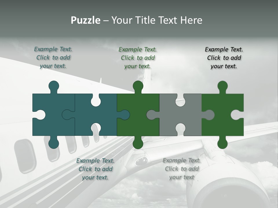 Aviation Vacation Trip PowerPoint Template