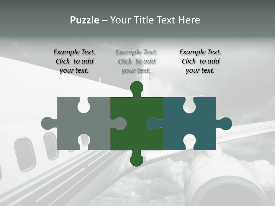 Aviation Vacation Trip PowerPoint Template