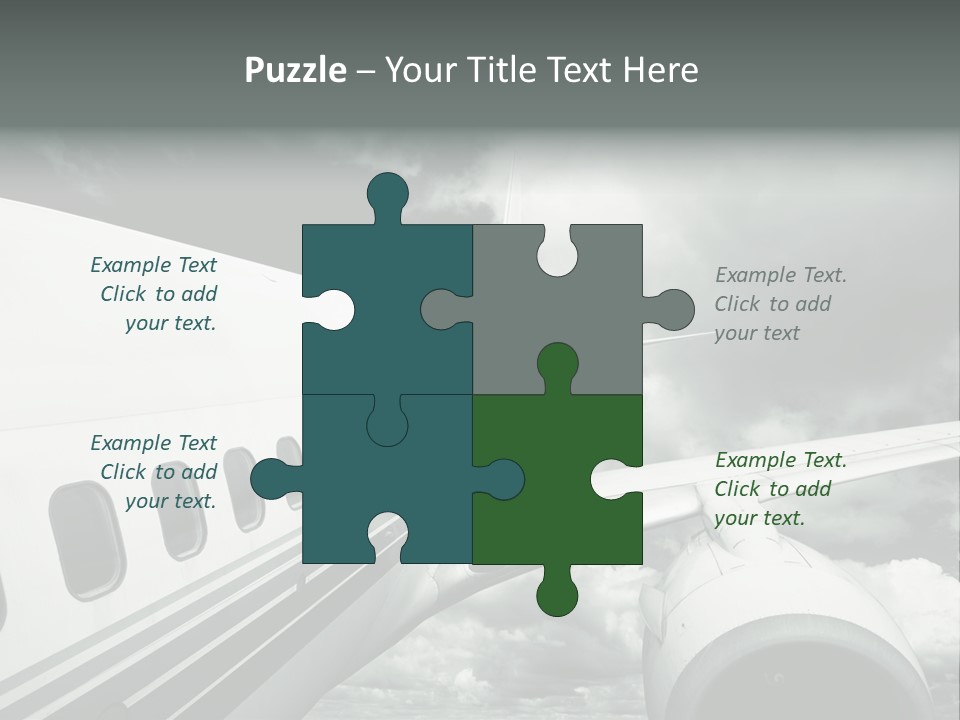 Aviation Vacation Trip PowerPoint Template