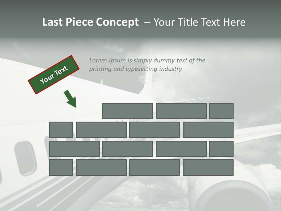 Aviation Vacation Trip PowerPoint Template