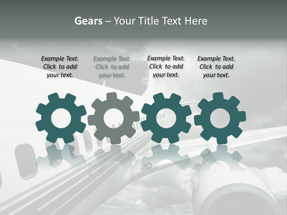 Aviation Vacation Trip PowerPoint Template