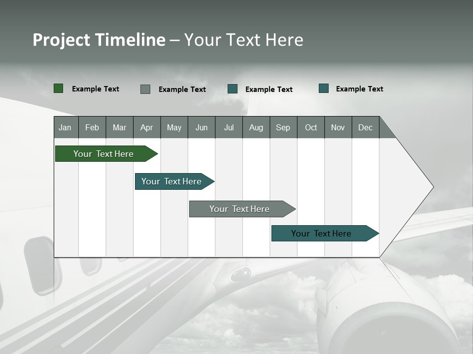 Aviation Vacation Trip PowerPoint Template