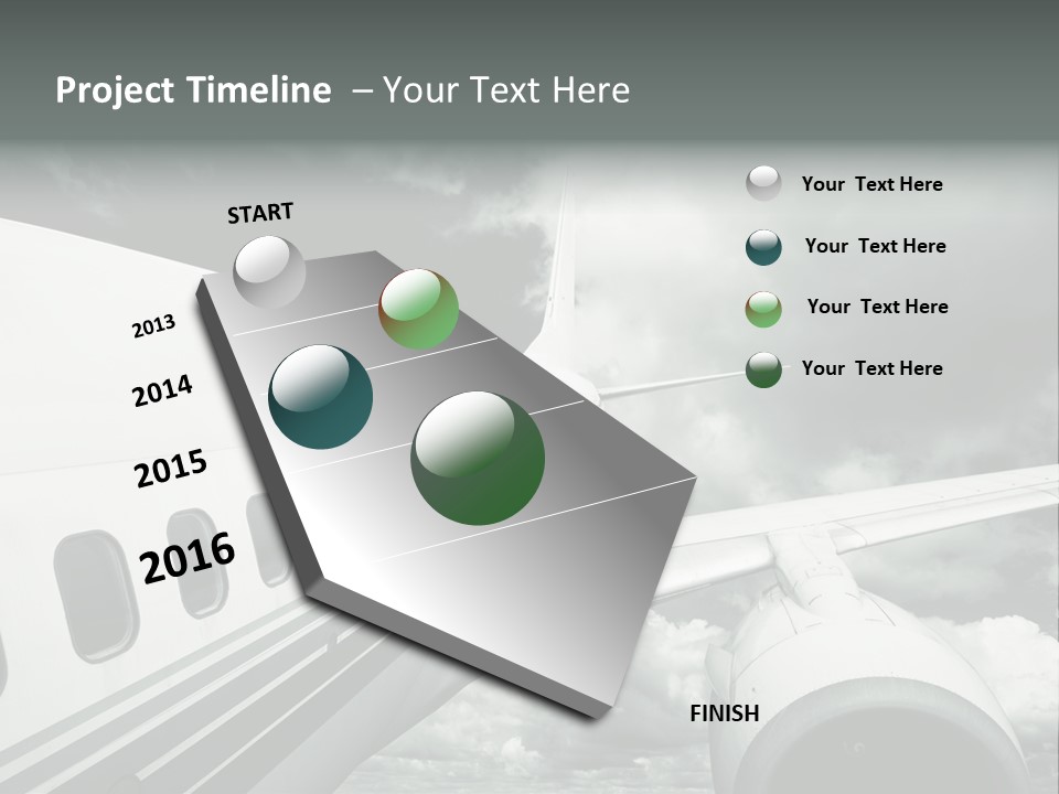 Aviation Vacation Trip PowerPoint Template