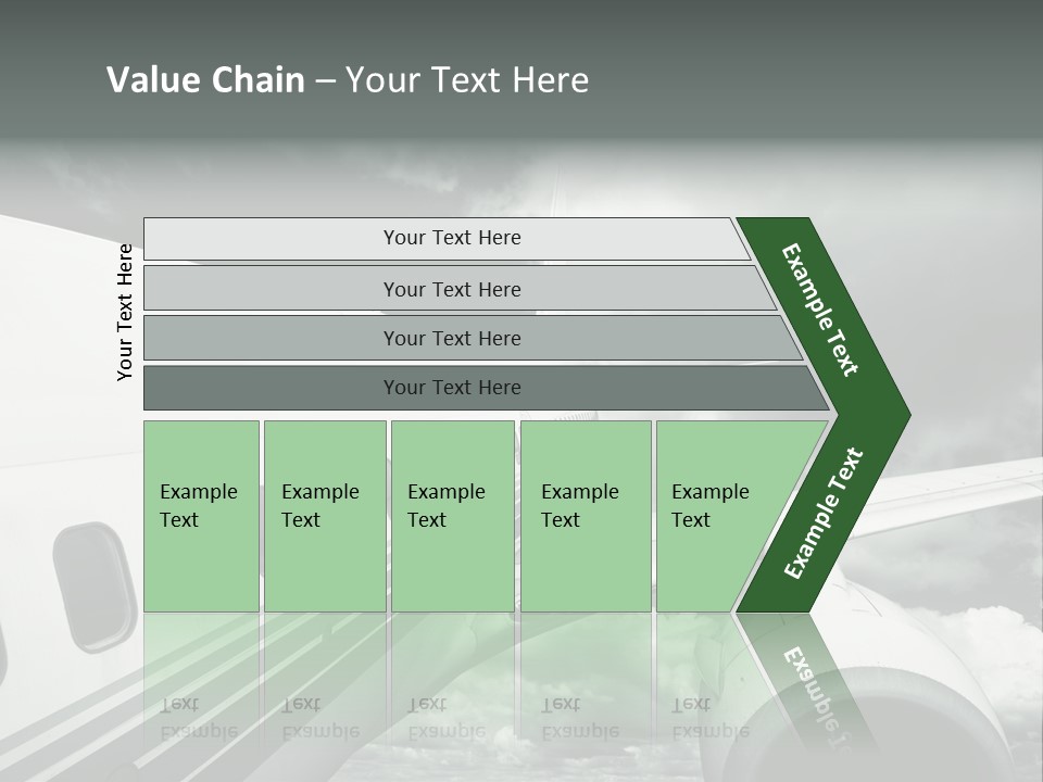 Aviation Vacation Trip PowerPoint Template