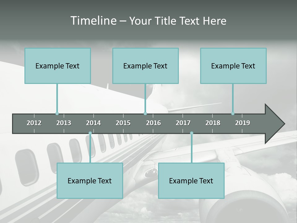 Aviation Vacation Trip PowerPoint Template