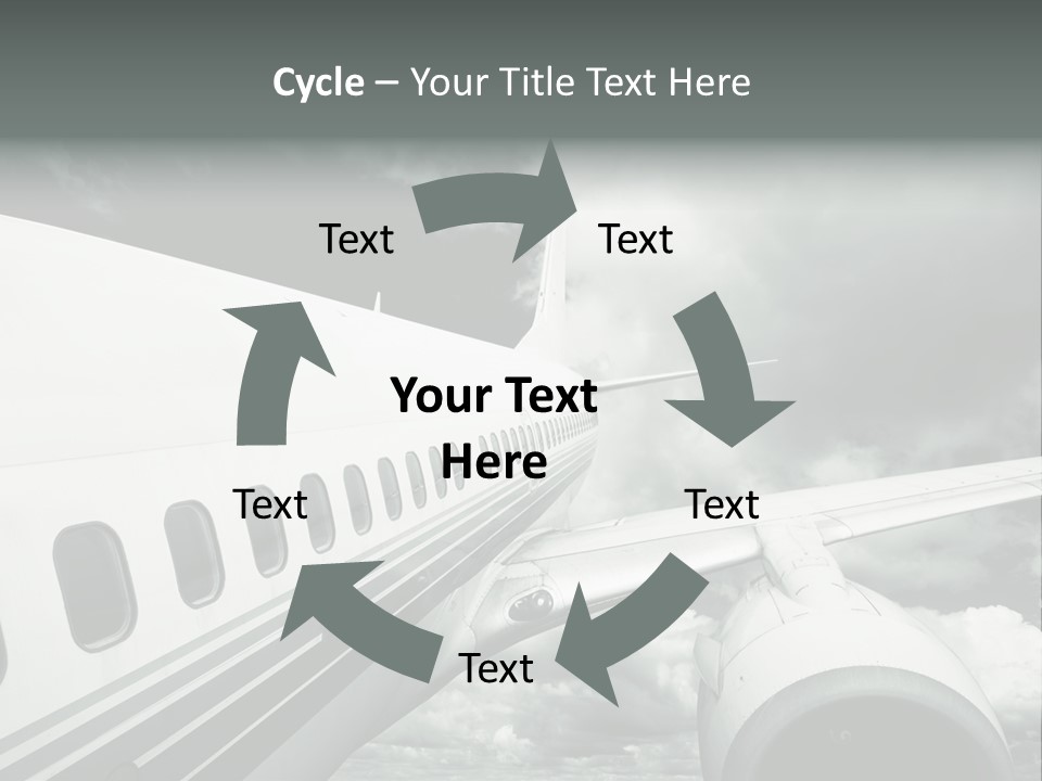 Aviation Vacation Trip PowerPoint Template