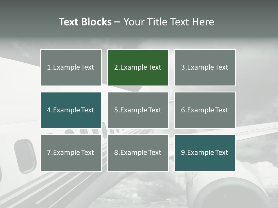 Aviation Vacation Trip PowerPoint Template