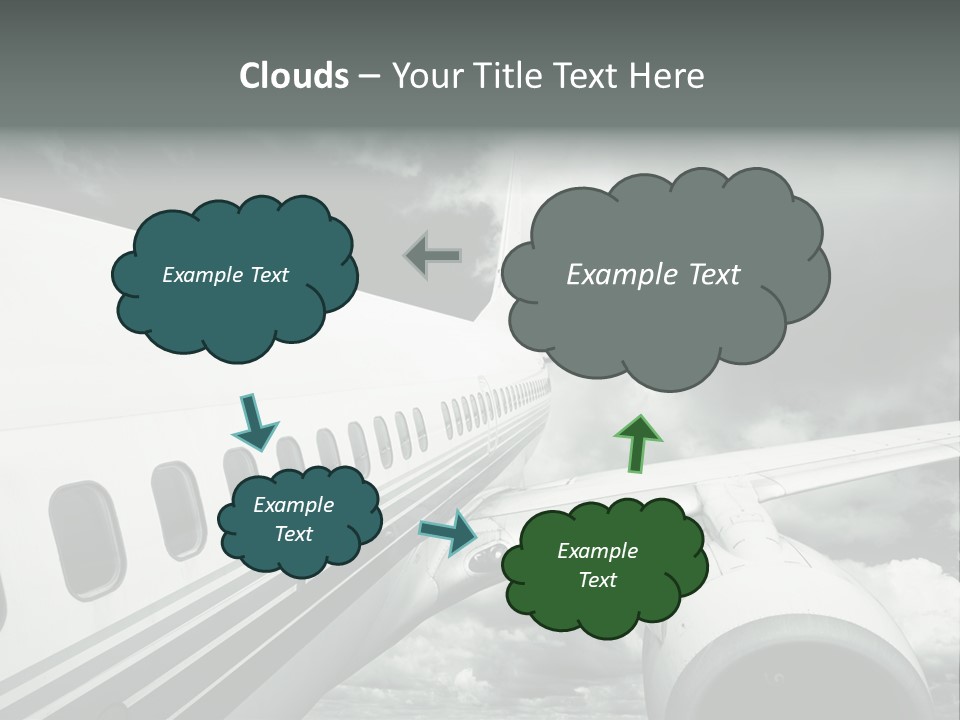 Aviation Vacation Trip PowerPoint Template