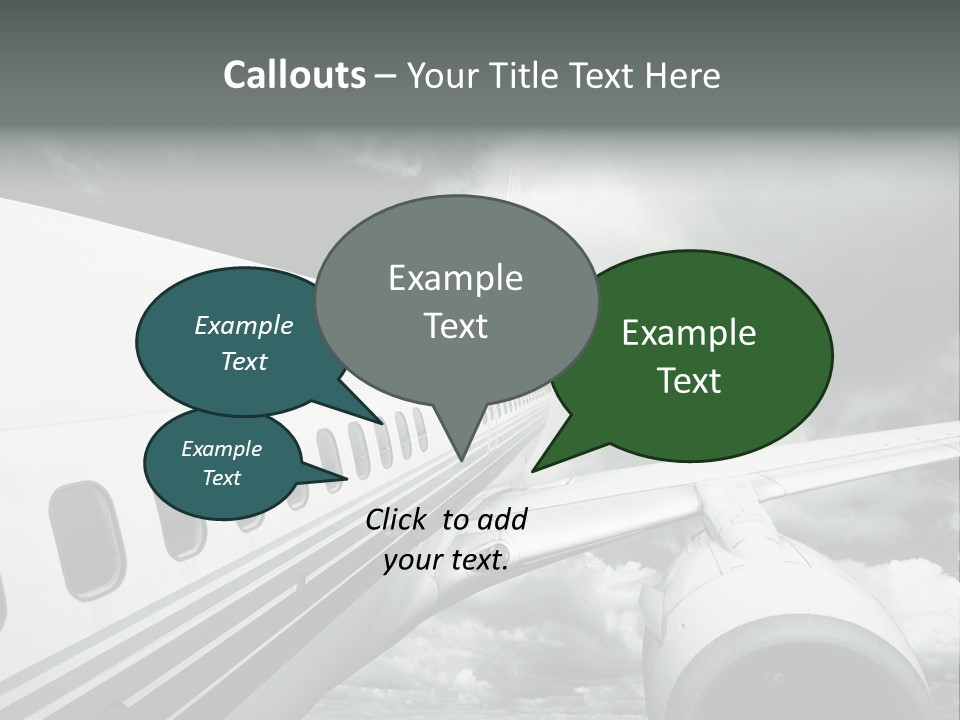 Aviation Vacation Trip PowerPoint Template