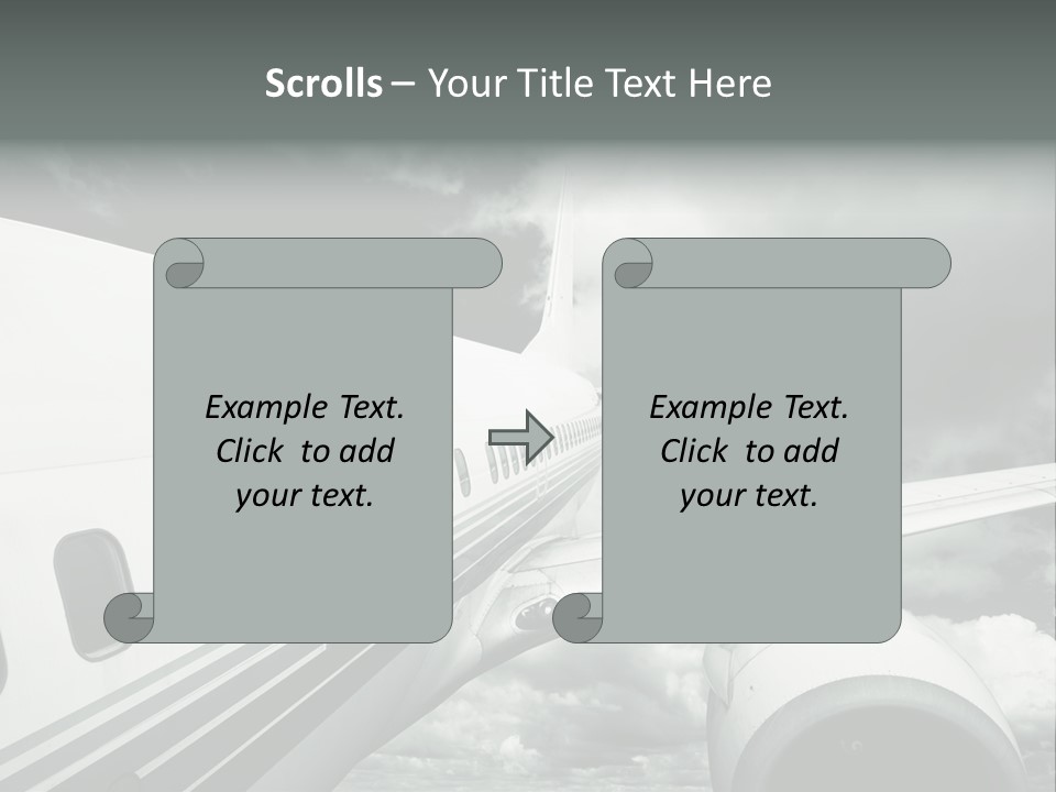 Aviation Vacation Trip PowerPoint Template