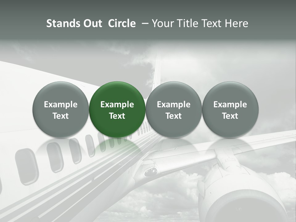 Aviation Vacation Trip PowerPoint Template