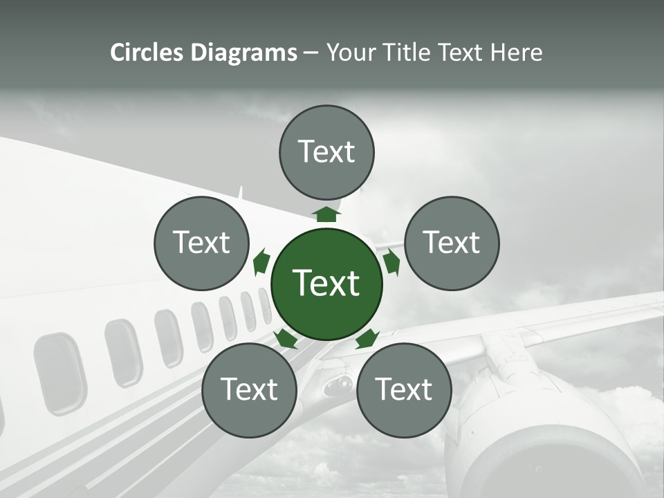 Aviation Vacation Trip PowerPoint Template