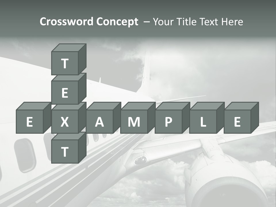 Aviation Vacation Trip PowerPoint Template