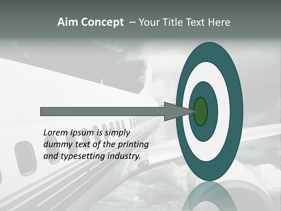 Aviation Vacation Trip PowerPoint Template