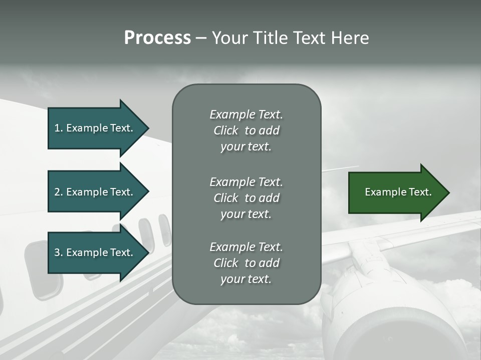 Aviation Vacation Trip PowerPoint Template