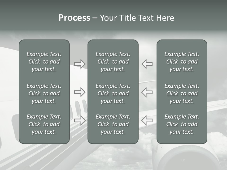 Aviation Vacation Trip PowerPoint Template