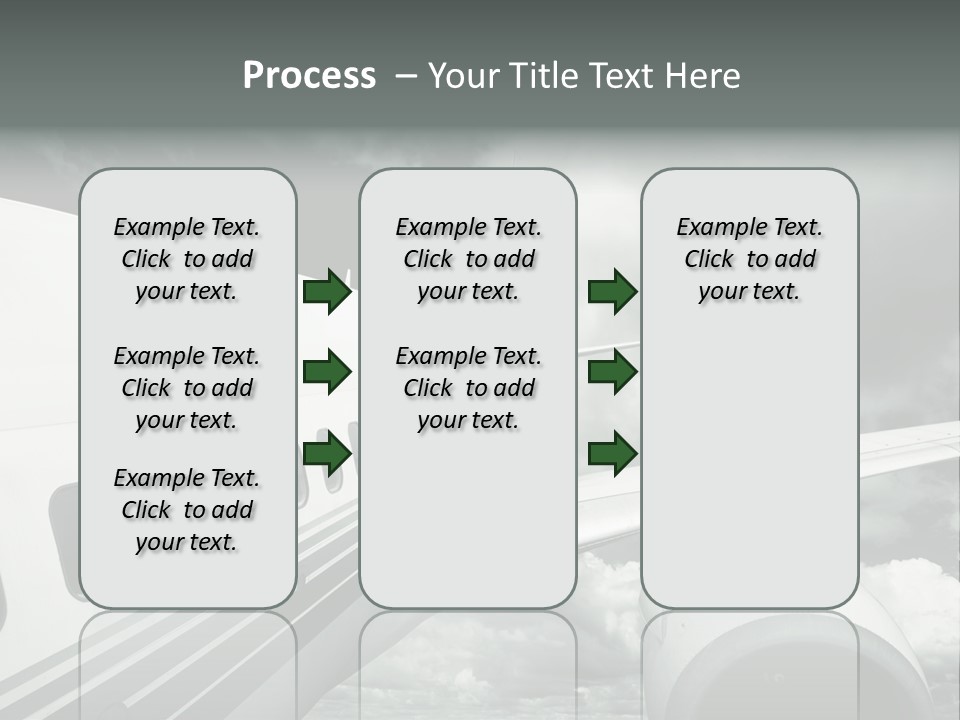 Aviation Vacation Trip PowerPoint Template