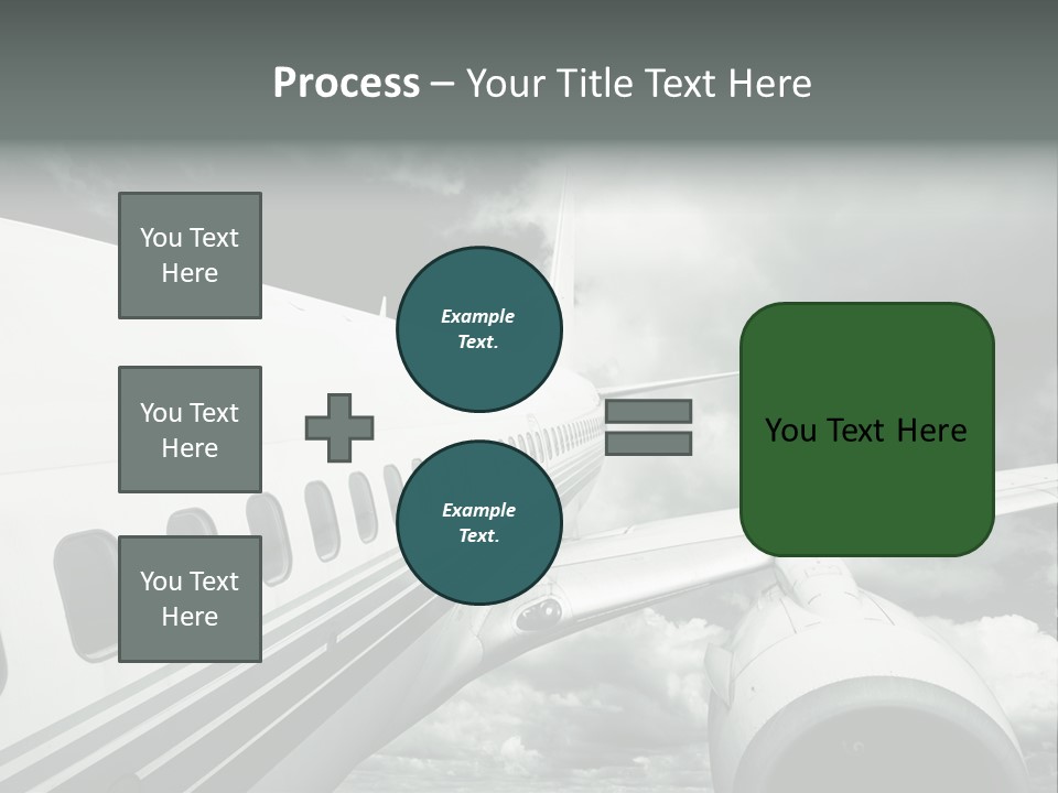 Aviation Vacation Trip PowerPoint Template