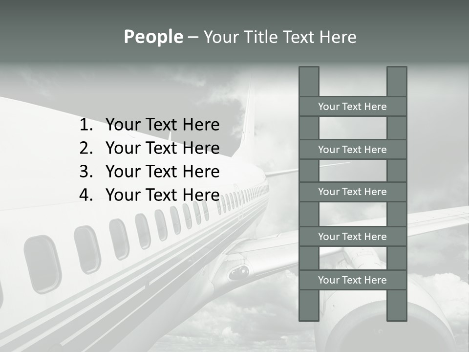 Aviation Vacation Trip PowerPoint Template