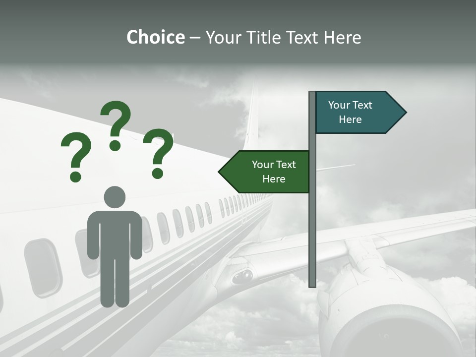 Aviation Vacation Trip PowerPoint Template