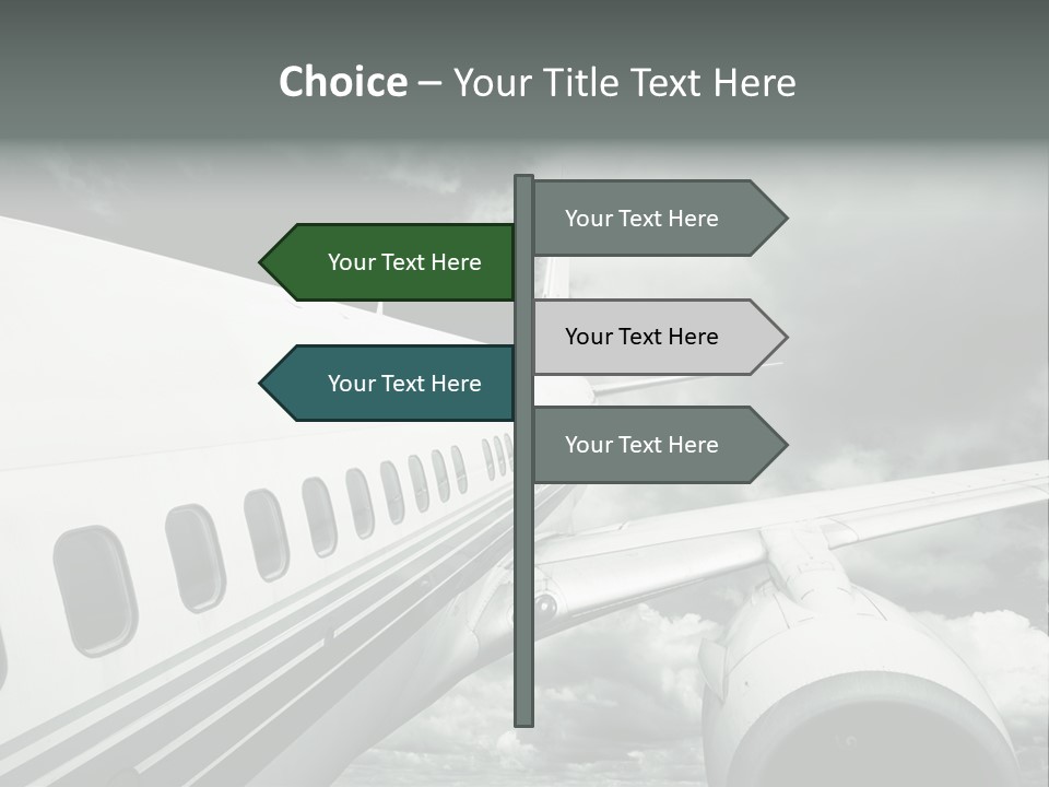 Aviation Vacation Trip PowerPoint Template