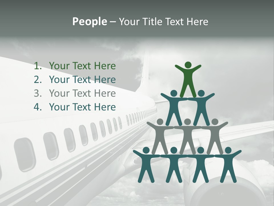 Aviation Vacation Trip PowerPoint Template