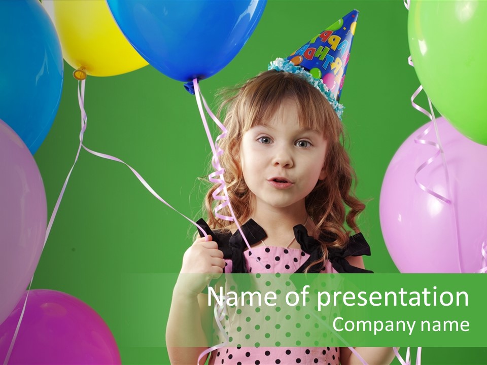 Small Party Holiday PowerPoint Template