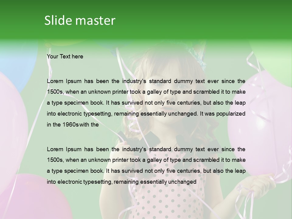 Small Party Holiday PowerPoint Template