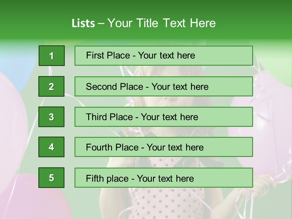 Small Party Holiday PowerPoint Template