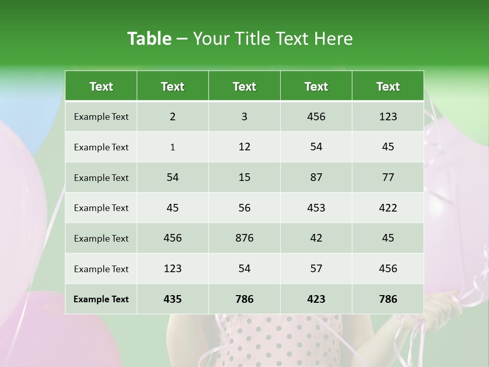 Small Party Holiday PowerPoint Template