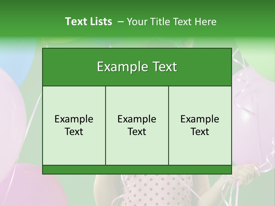 Small Party Holiday PowerPoint Template