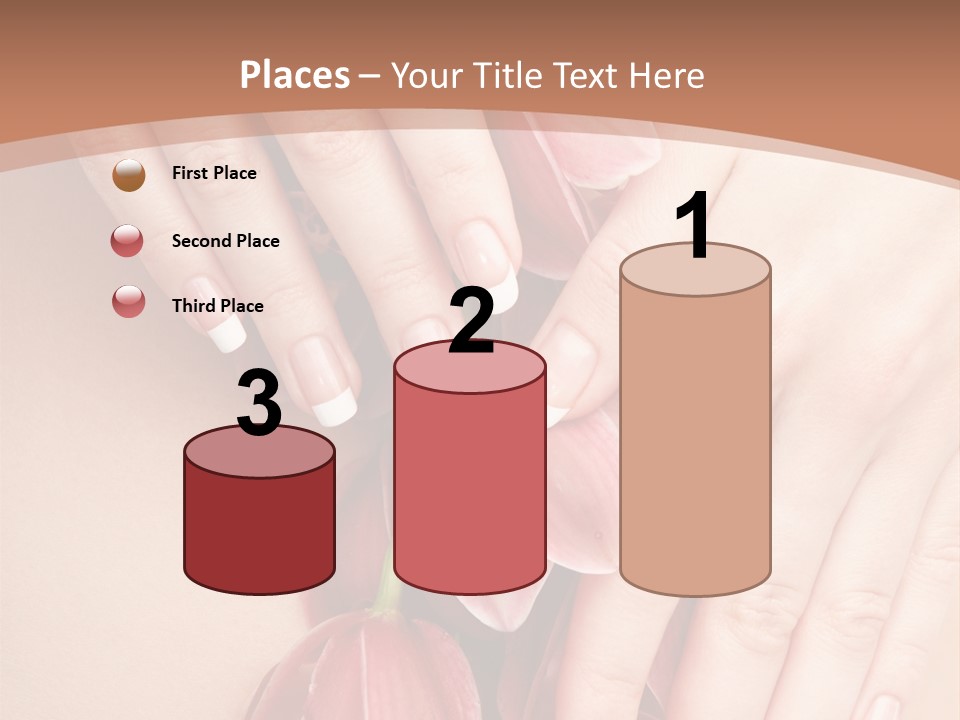 Arm Nail Floral PowerPoint Template